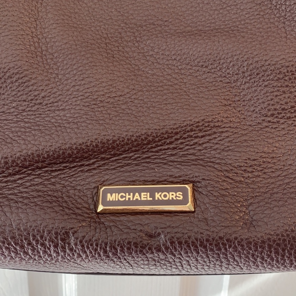 Michael Kors Barolo Lexington Shoulder bag, Brown pebble leather. Gorgeous. - Picture 2 of 13